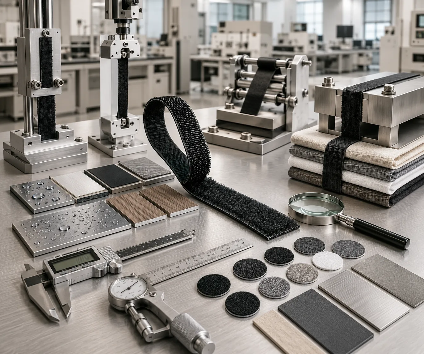 Engineering evaluation of common industrial hook and loop fastening challenges.